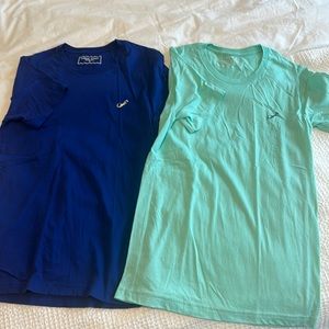 Coral Coast Bermuda cotton tee- blue or teal